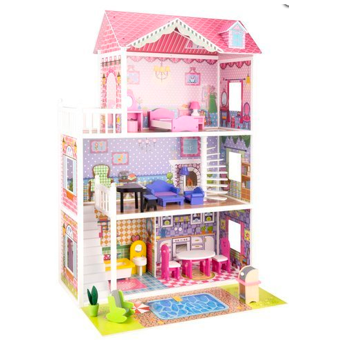 Drewniany domek dla lalek 124 cm   (2179 ) U